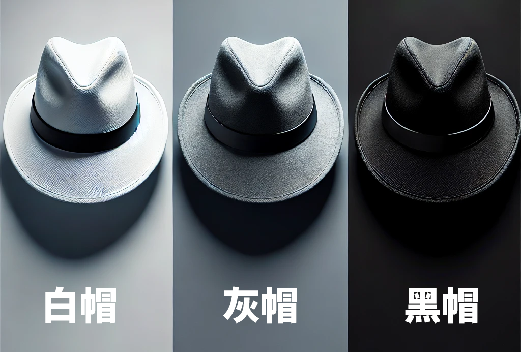 白帽、灰帽、黑帽SEO